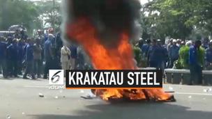 Ribuan karyawan outsourcing PT Krakatau Steel berdemo memprotes PHK sepihak yang dilakukan perusahaan. Sejak bulan Juni 2019 perusahaan memutus kontrak para karyawan dengan alasan tengah melakukan restrukturisasi