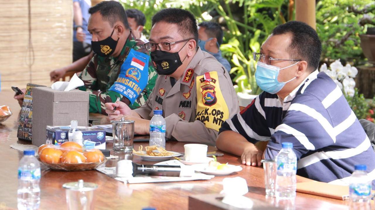 Kapolda dan Gubernur NTB Temui Buruh