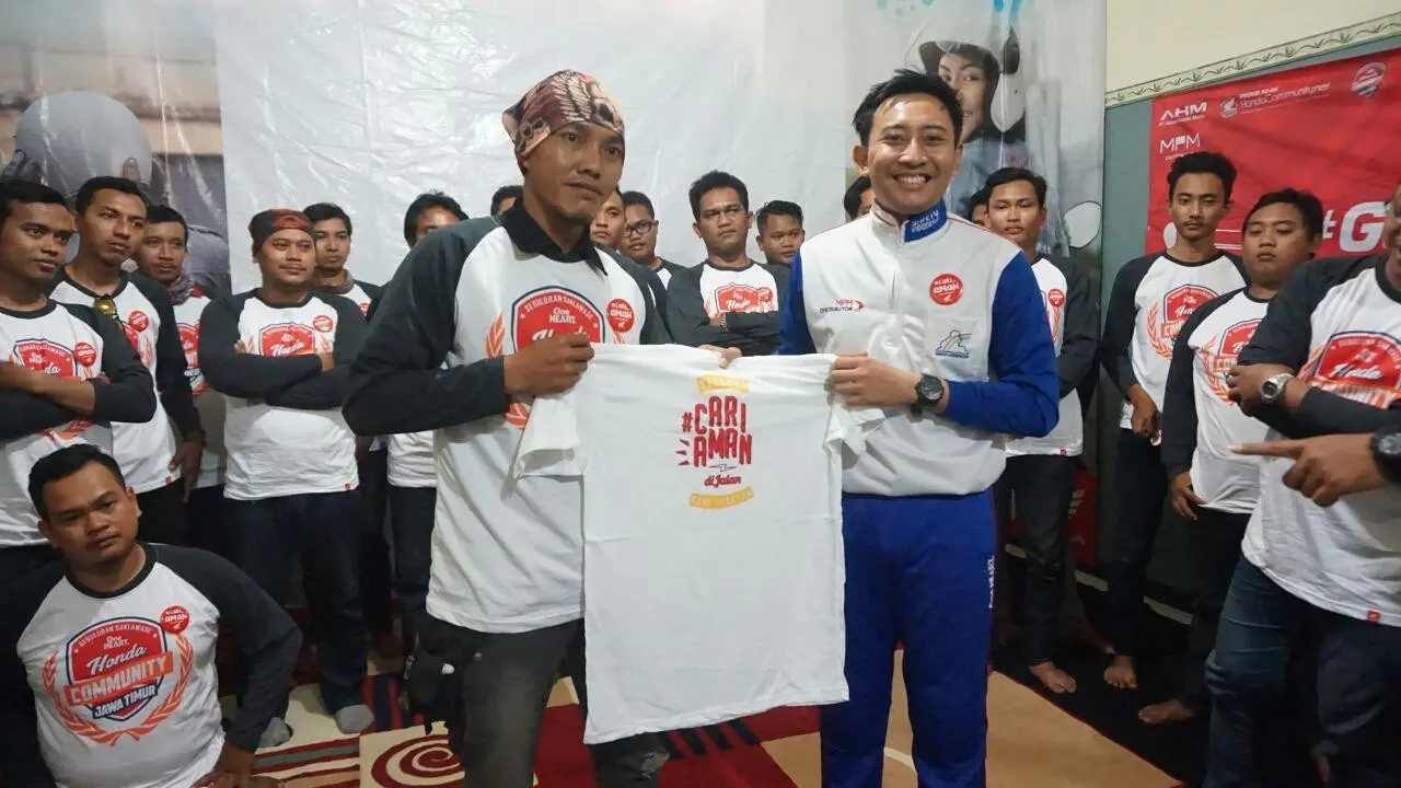 Honda Cari Aman menuju Honda Bikers Day (Foto: AHM)