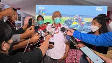 Direktur MGPA, Priandhi Satria saat diwawancara media pada sela-sela gelaran MotoGP Mandalika 2022 hari Jumat (18/03/2022). (MGPA)