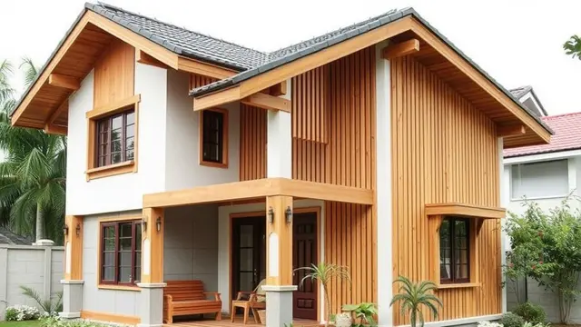 Gambar Rumah Simple Tapi Estetik Aksen Kayu yang Hangat