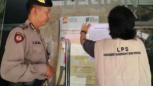Ilustrasi proses likuidasi bank oleh Lembaga Penjamin Simpanan. (Dok LPS)