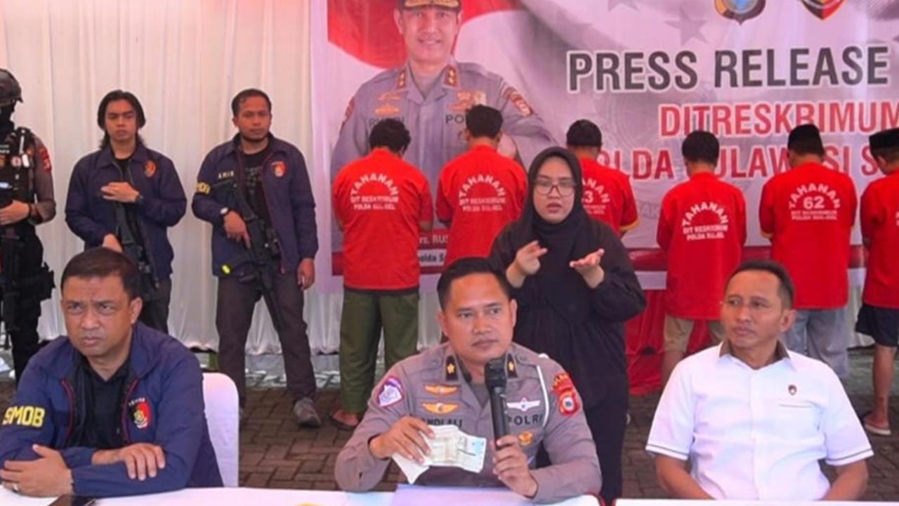 Polda Sulsel Ungkap Sindikat Pemalsuan STNK