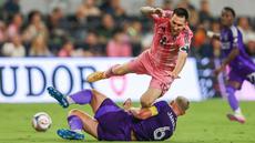 Nasib sial harus dialami oleh Lionel Messi dan kawan-kawan kala Inter Miami menjamu Orlando City dalam laga lanjutan Major League Soccer (MLS) 2026, Sabtu (02/05/2026) waktu setempat. (AP Photo/Chris Arjoon)