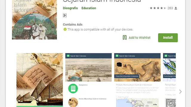 Aplikasi Sejarah Islam Indonesia