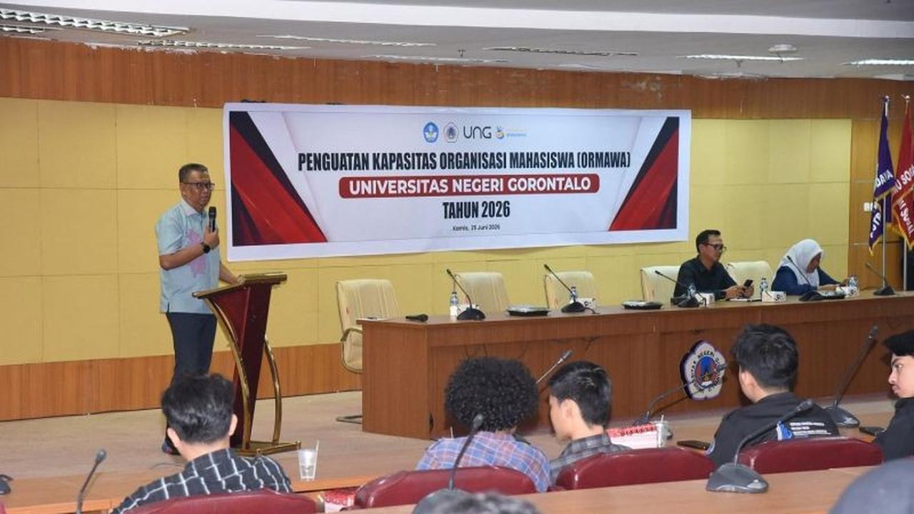 UNG Bekali Pengurus Ormawa 2026, Siapkan Pemimpin Muda Solid dan Berprestasi