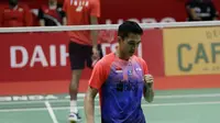 Jonatan Christie di Indonesia Masters 2020. (Bola.com/Muhammad Iqbal Ichsan)