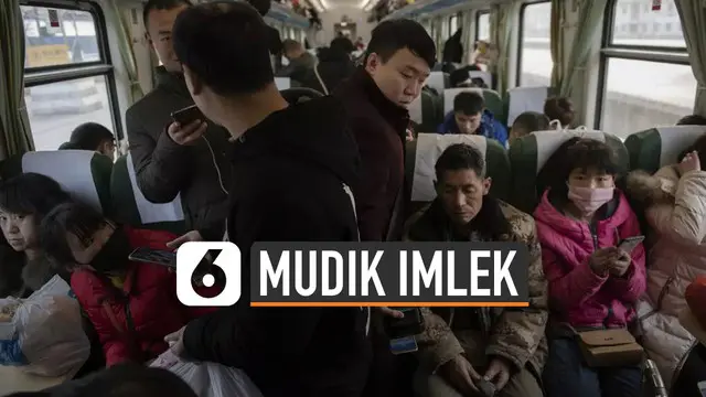 Tahun baru China atau imlek menjadi waktu mudik bagi warga Tiongkok. Bahkan aktivitas mudik di momen ini disebut sebagai migrasi terbesar dunia.