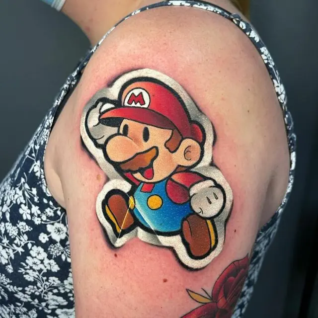 Potret Tato Dengan Ilusi Optik, Bak Stiker 3 Dimensi. (Sumber: Instagram/mr.sticker.tattoo)
