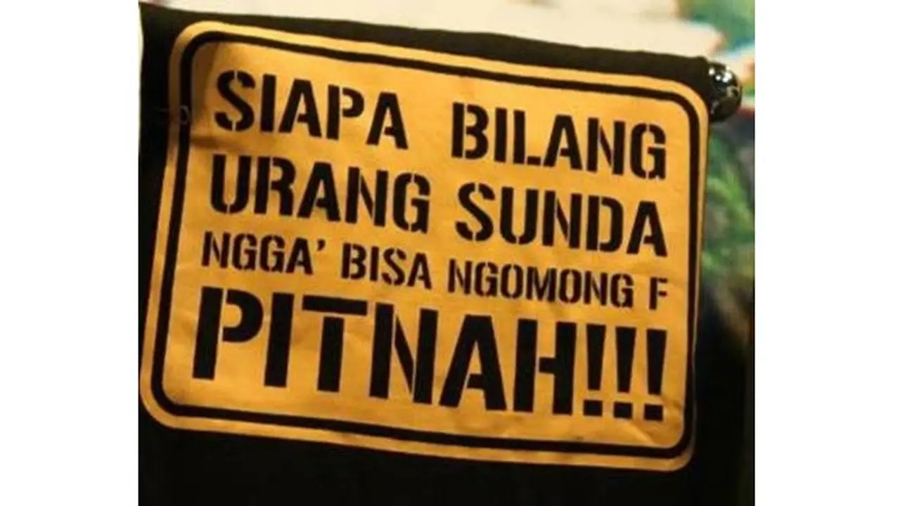 Orang Sunda susah bilang 'F'