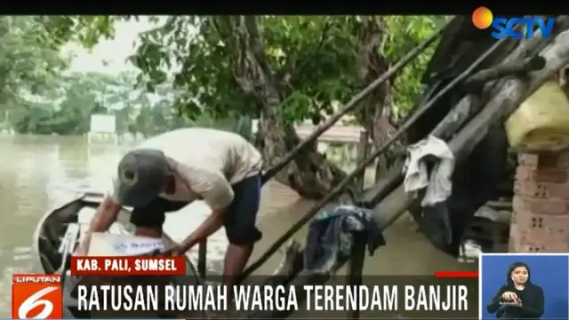 Ratusan Rumah Warga di Pali Terendam Banjir Setinggi 50 Sentimeter