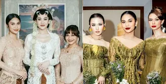 Saat akad nikah, deretan rekan selebriti Aaliyah seperti Yuki Kato, Amel Carla, Mahalini, Alyssa Daguise, dan Azizah Salsha mengenakan kebaya nuansa coklat susu dan kain batik coklat tua sebagai dress code mereka. [@alyysadaguise].