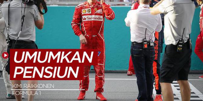 VIDEO: Kimi Raikkonen Akui Tidak Menyesal Tinggalkan Formula 1