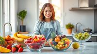resep salad buah ©Ilustrasi dibuat AI