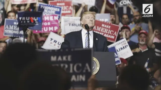 VIDEO: Polling Anjlok, Presiden Trump Tarik Simpati Pendukung