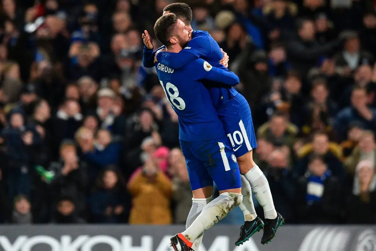 Olivier Giroud - Eden Hazard