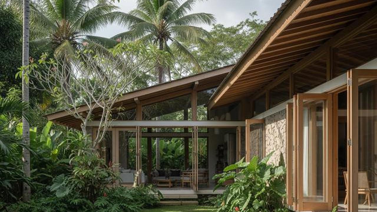 7 Desain Rumah Japandi Atap Landai Paling Populer Tahun Ini, Estetik dan Fungsional