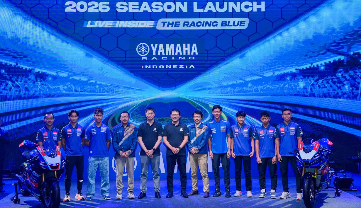 Kekuatan Yamaha musim ini tidak main-main karena diperkuat oleh nama-nama besar yang sudah teruji di lintasan balap Tanah Air. (Dok Yamaha Indonesia)