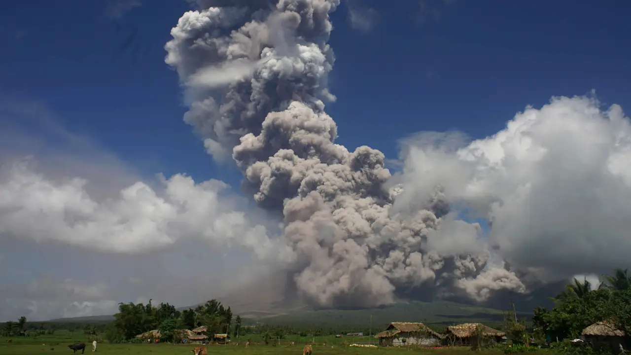 Gunung Mayon di Filipina