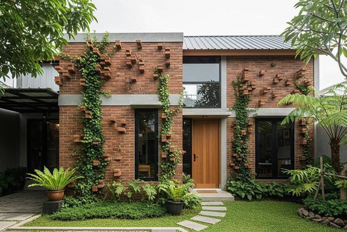 10 Inspirasi Rumah Kampung dengan Sentuhan Modern, Asri, Berkelas, dan Kekinian