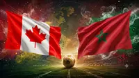 Ilustrasi Kanada Vs Maroko di 16 besar Piala Dunia 2026. (Bola.com/Foto by AI)