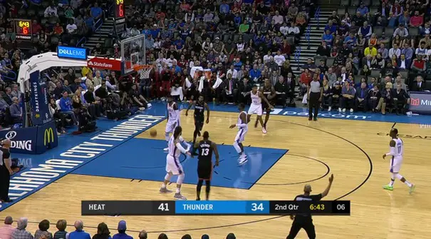 Goran Dragic mencetak skor 26 saat Heat mendapatkan kemenangan atas Thunder 116-107.