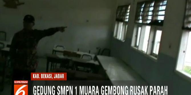 Pernah Disidak Jokowi, Kondisi SMP di Bekasi Masih Belum Ada Perbaikan