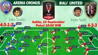 Arema Cronus vs Bali United (Bola.com/Samsul Hadi)