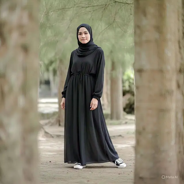 Model Gamis untuk Wanita Usia 20-an/Meta AI