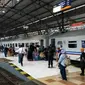 Suasana di Stasiun Besar Purwokerto. (Foto: Liputan6.com/Muhamad Ridlo)