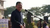 Menteri Kesehatan RI Terawan Agus Putranto ketika berkunjung ke Universitas Darussalam Gontor di Ponorogo, Jawa Timur (Biro Pers Kementerian Kesehatan RI)