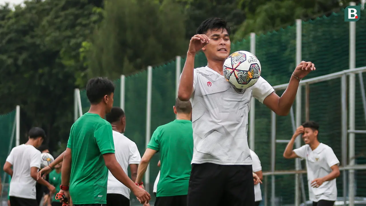 Latihan Timnas Indonesia U-22 untuk SEA Games 2023