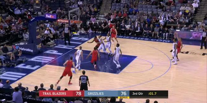 VIDEO : Cuplikan Pertandingan NBA, Grizzlies 108 vs Trail Blazers 103