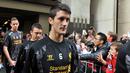 1. Luis Alberto - Meski hanya berperan kecil, Luis adalah salah satu pilar yang masuk skuat Liverpool saat menantang gelar liga pada 2013/14. Kesulitan menembus skuad The Reds membuat Luis minta dijual. (AFP/Paul Crock)