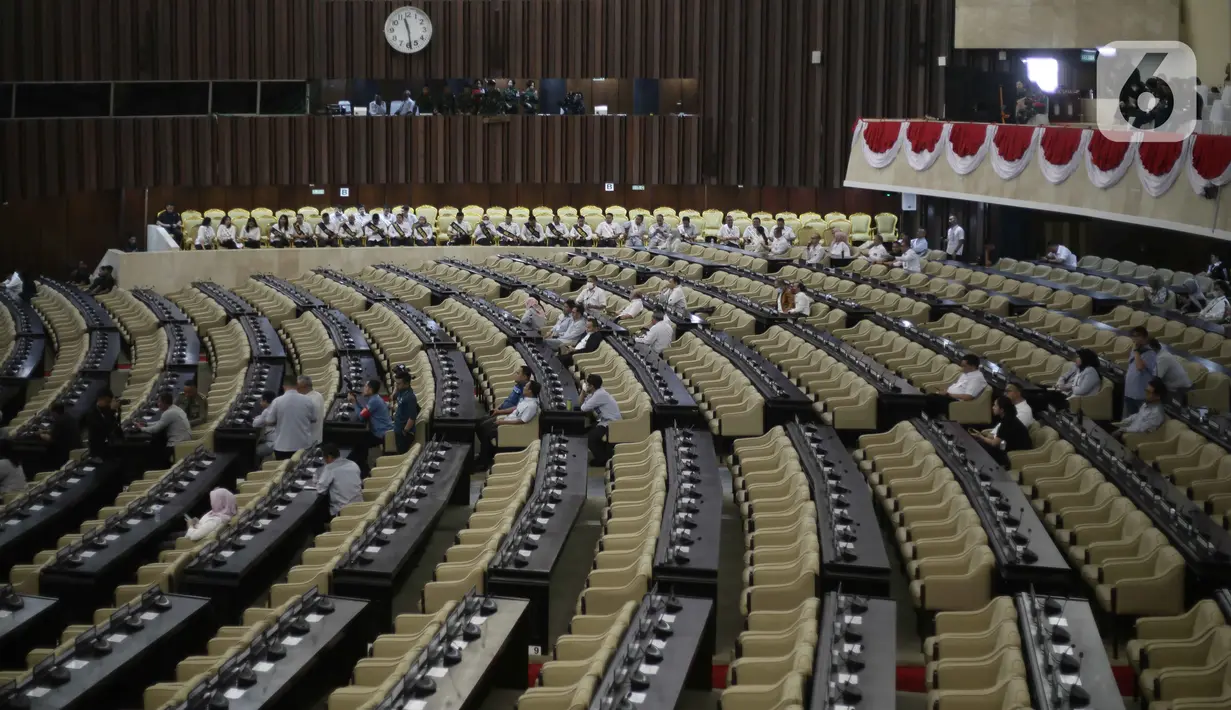 Sidang tahunan MPR akan dihadiri lebih kurang 1.549 undangan. (Liputan6.com/Faizal Fanani)