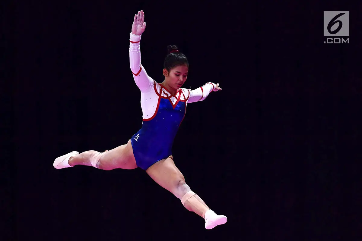 Pesenam Putri Indonesia di Babak Final Senam Artistik