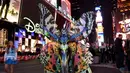 Si cantik Heidi Klum memakai kostum kupu-kupu saat perayaan pesta Halloween di New York, Amerika Serikat, Jumat (31/10/2014). (Dimitrios Kambouris/Getty Images for Heidi Klum/AFP)