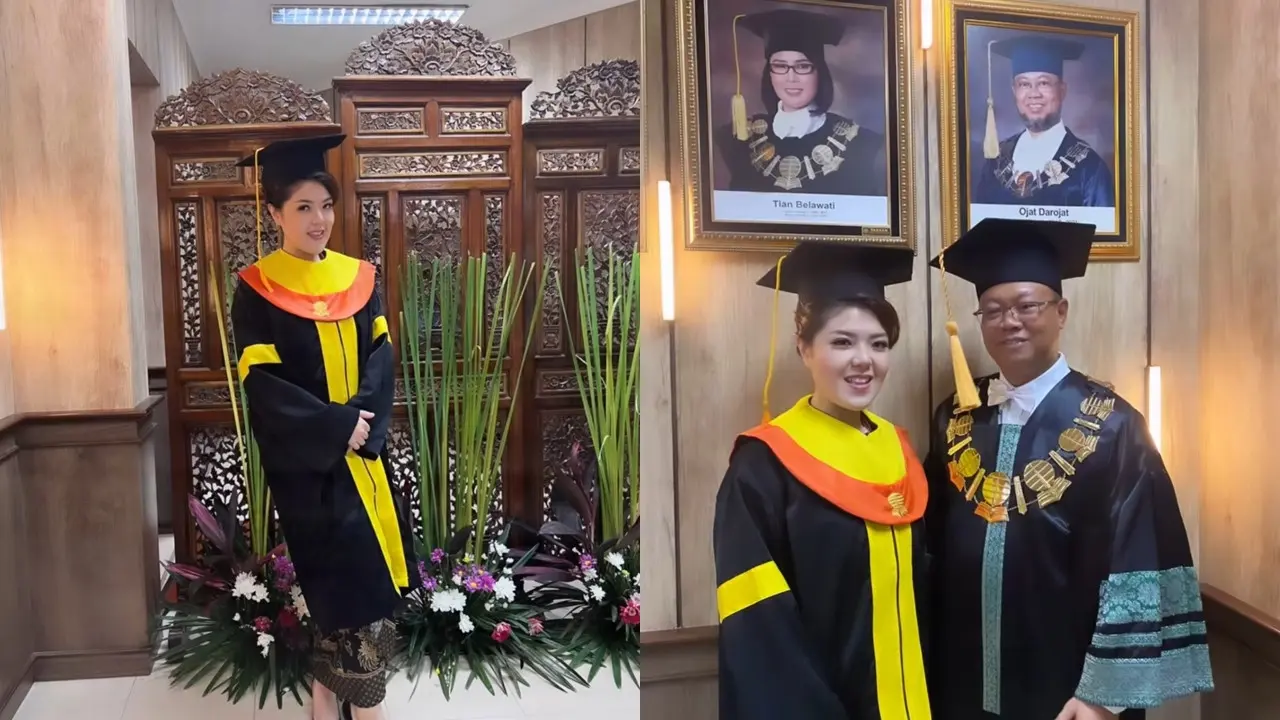 Tina Toon Wisuda S1 Hukum