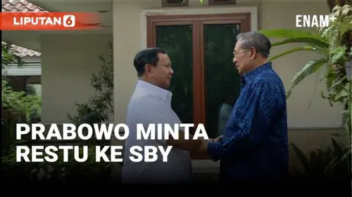 VIDEO: Momen Prabowo Minta Restu  ke SBY Sebelum Daftar Pilpres