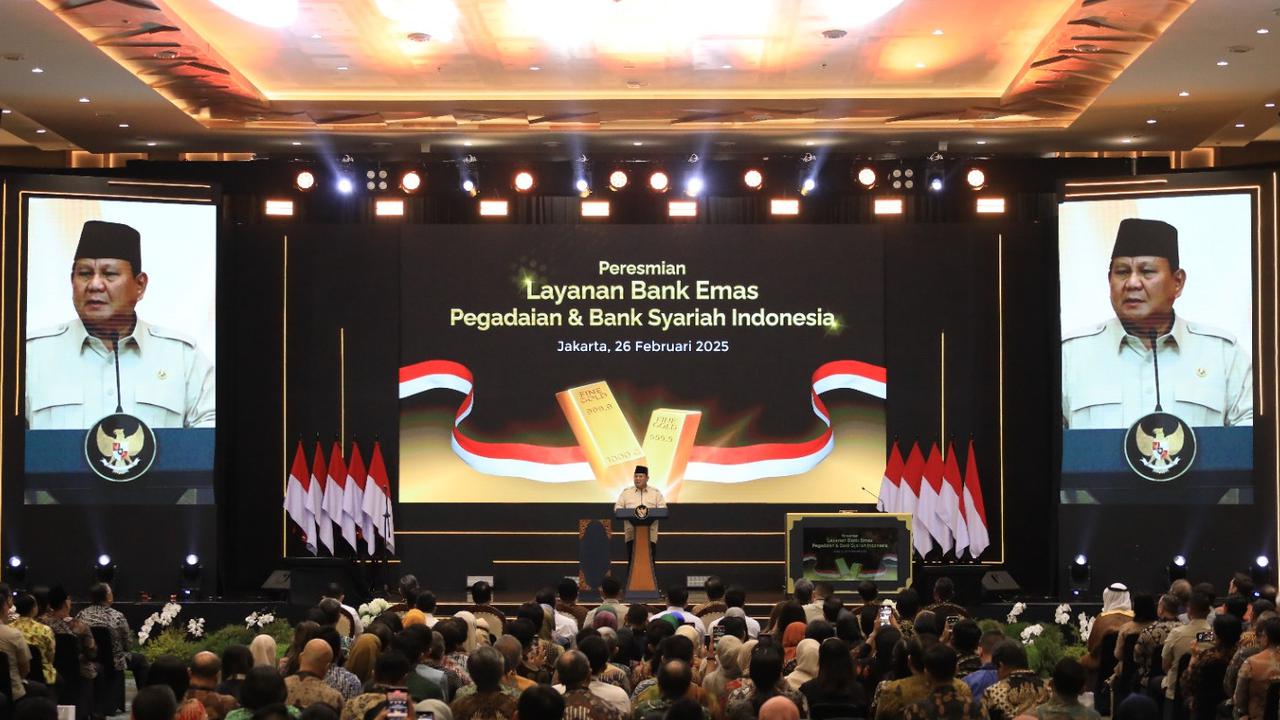 Presiden Prabowo Resmikan Layanan Bank Emas Pegadaian, BRI Group Semakin Optimis Perkuat Ekonomi Nasional