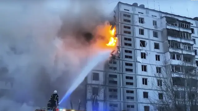Serangan Rudal dan Drone Rusia di Ukraina Menewaskan 12 orang