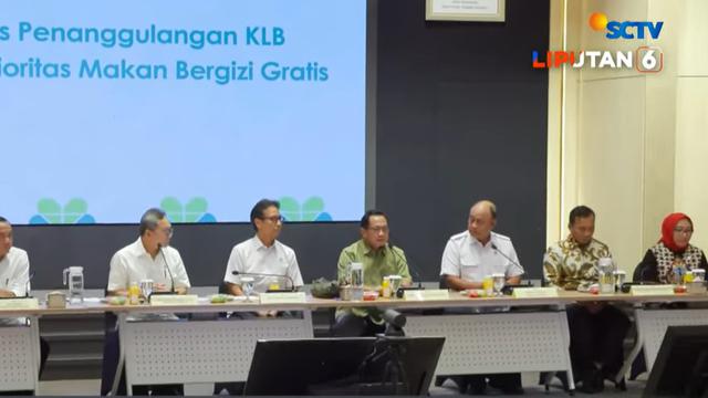 Jumpa Pers Menko Pangan dan Sejumlah Menteri jumpa pers soal Keracunan MBG