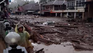 Sejumlah rumah warga di Jorong Toboh, Nagari Malalak Timur, Kecamatan Malalak, Kabupaten Agam, Sumatera Barat, rusak parah sudah diterjang banjir bandang. (Liputan6.com/ Dok Ist)