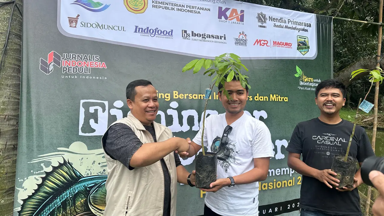 Peringatan Hari Pers Nasional (HPN) dilangsungkan di Kolam Pemancingan Adhiraja Deluna, Kota Depok, Jawa Barat pada Sabtu (14/2/2026).