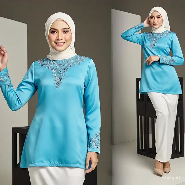 5 Model Baju Kurung Melayu 2025, Elegan dan Mudah Dipadukan