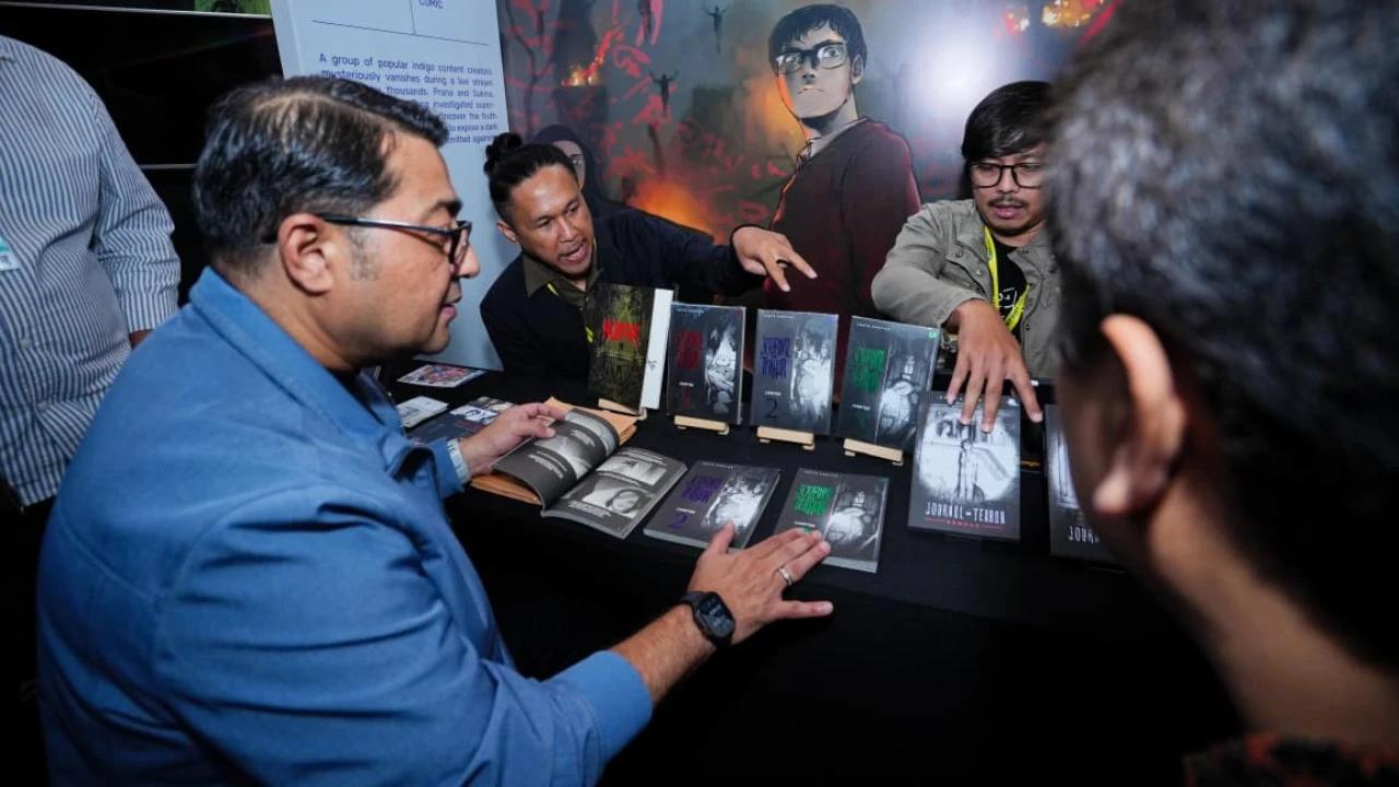 Menekraf Tinjau Booth Kreatif di JAFF Market, Tegaskan Komitmen Perkuat Ekosistem Industri Film dan Animasi