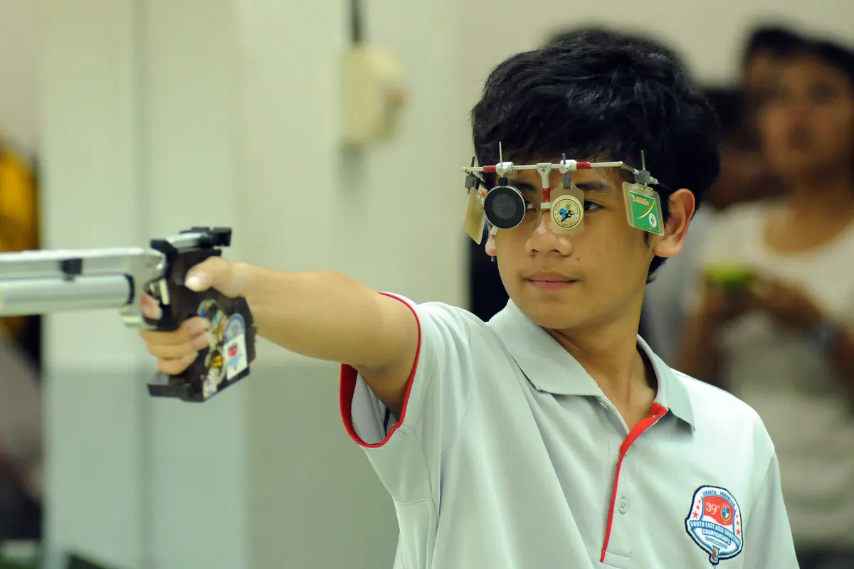 20151125-I Kadek Rico Juara di Kejuaraan Menembak ASEAN-Jakarta- Helmi Fithriansyah