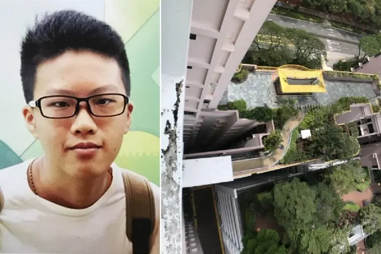 Ng Jun Hui (16) dinyatakan tewas di lokasi kejadian setelah jatuh dari lantai 12 Block 79D apartemen Toa Payoh Central, pada 23 Januari 2018.