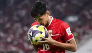 Dony Tri Pamungkas beraksi saat Timnas melawan Bulgaria di final FIFA Series 2026 di SUGBK, Jakarta, Senin (30-3-2026). (Bola.com/Abdul Aziz)
