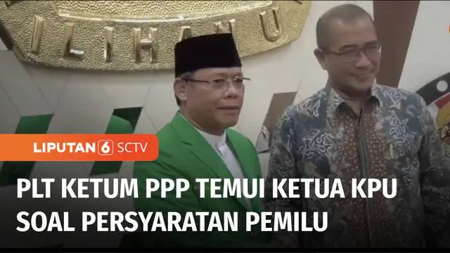 Usai adanya perubahan struktur organisasi Partai Persatuan Pembangunan (PPP), para pengurus partai menyambangi Kantor Komisi Pemilihan Umum, Senin (12/09) siang. Hal ini dilakukan agar syarat peserta partai politik Pemilu 2024 tidak mengalami masalah...